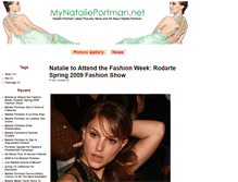 Tablet Screenshot of mynatalieportman.net